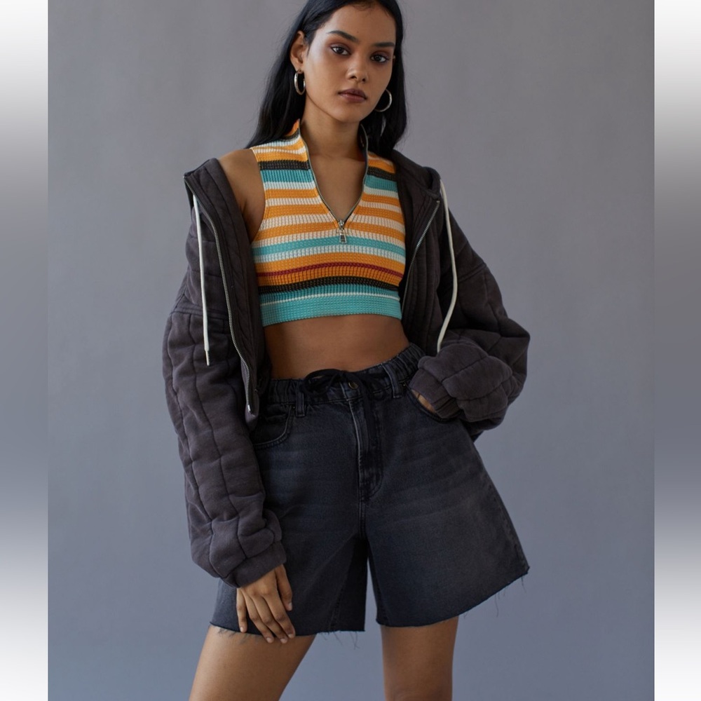 BDG Black Denim Shorts